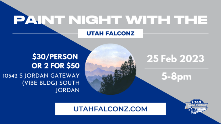 Utah Falconz Paint Night
